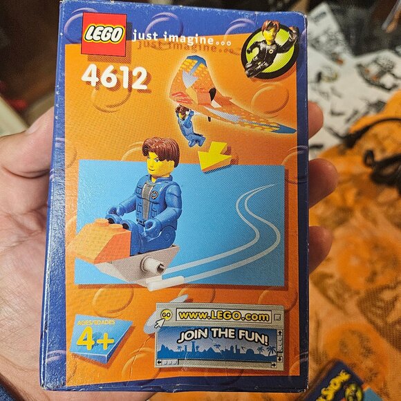 LEGO Jack Stone Super Glider 4612 Turbo Chopper 4613 Vehicle Sets Crewman - Picture 3 of 12